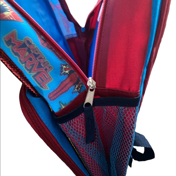 Marvel Avengers Captain Marvel Backpack NEW - Picture 5 of 10